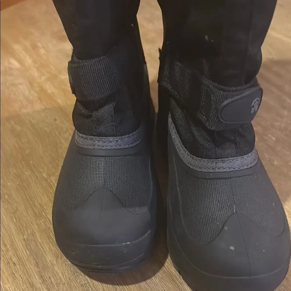 Kamik Canada Winter Boots Adult Sz 5 Black Removable Wool Liner Unisex